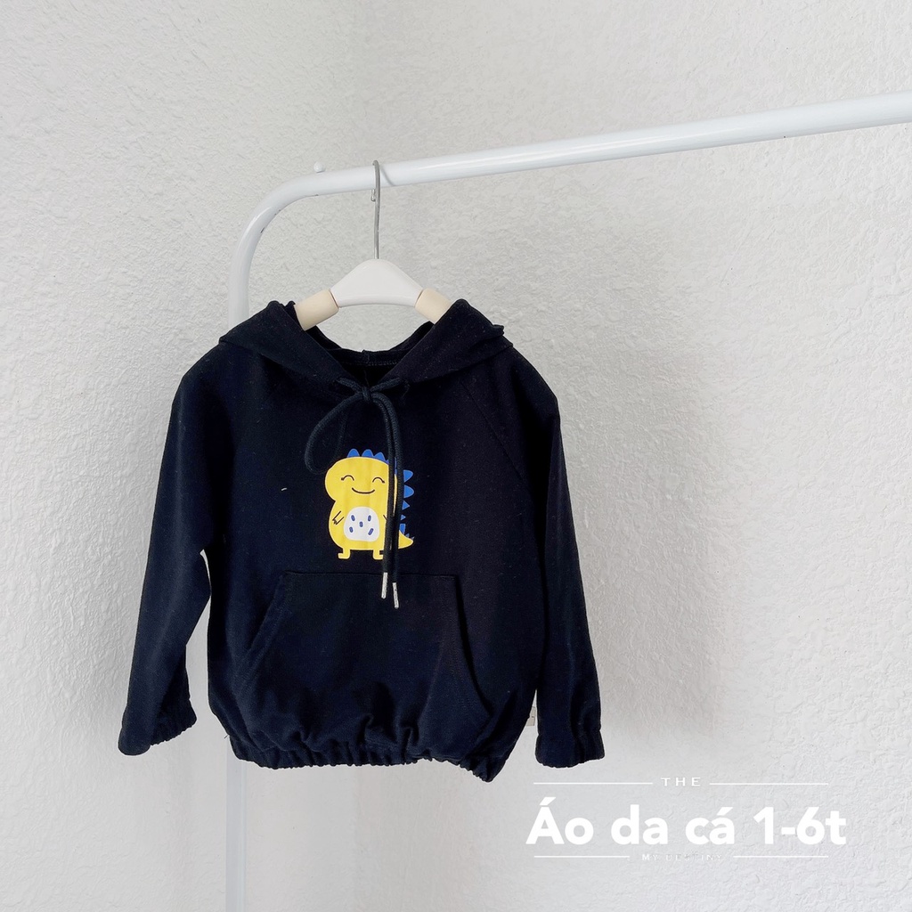 Áo hoodies da cá cho bé trai, bé gái 1-6 tuổi (Mã 045)