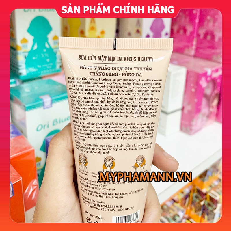 Sữa Rửa Mặt Đông Y Nicos Loại Lớn Thanh Nhi House - 8938508845606