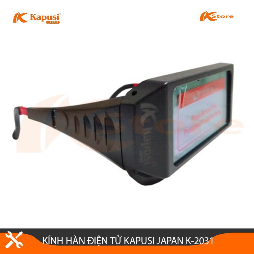 KÍNH HÀN ĐIỆN TỬ NHẬT KAPUSI K-2031 TỰ ĐỘNG ĐIỀU CHỈNH SÁNG TỐI, KÍNH HÀN CAO CẤP CHỐNG LÓA BẢO VỆ MẮT