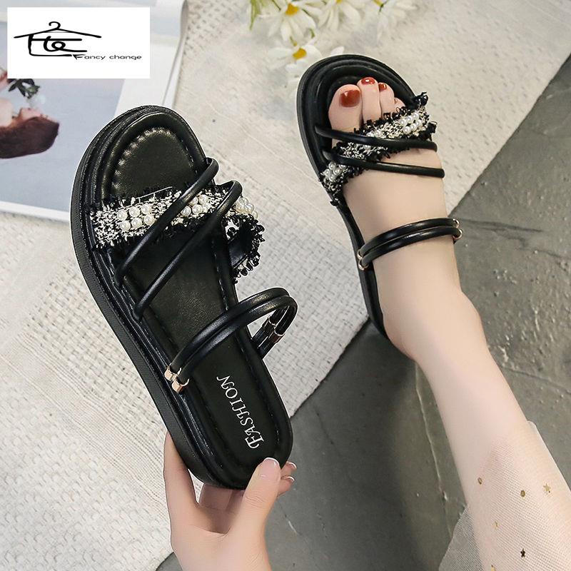 Giày Sandal Đế Dày Thời Trang Mùa Hè Dành Cho Nữ