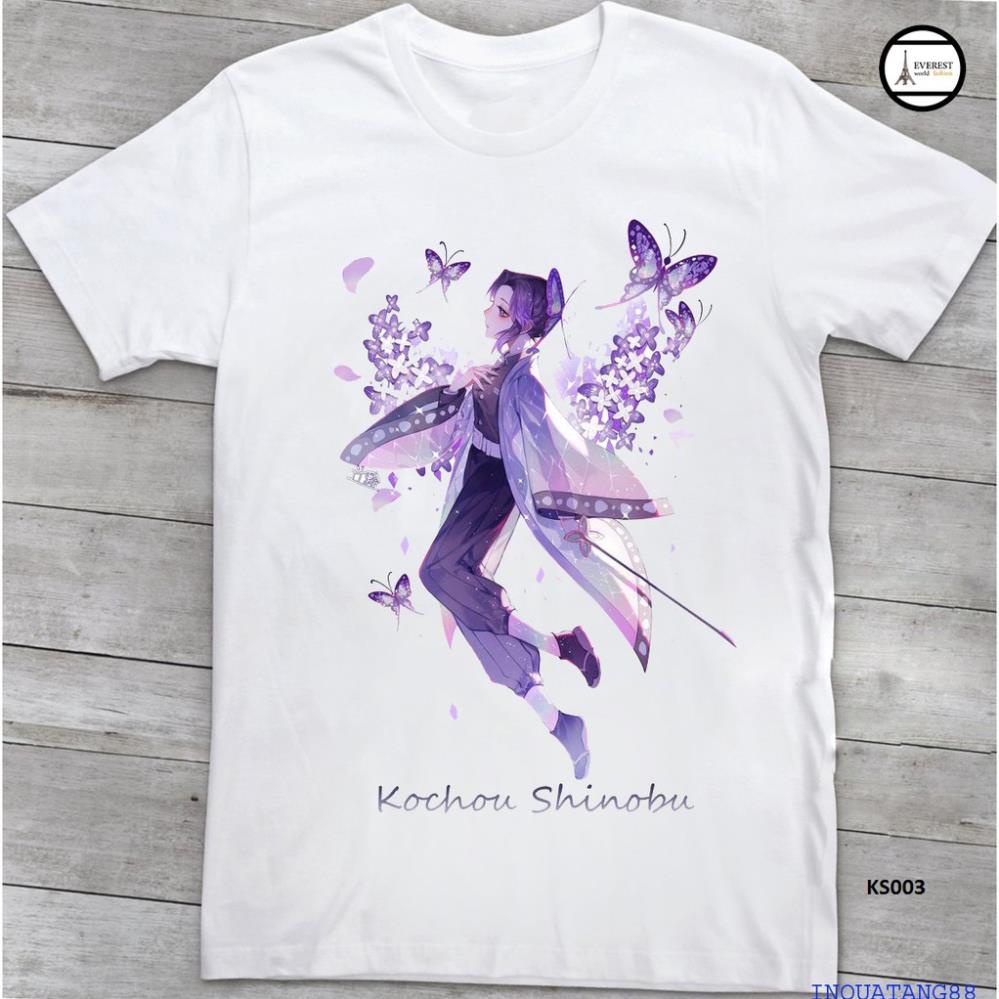 ÁO THUN NAM NỮ - Kimetsu no Yaiba Trùng Trụ Kochou Shinobu