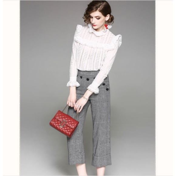 B1801302 - Set áo + quần lửng ống rộng nữ cao cấp hàng nhập - giá 1.750k sale 30%