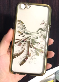 Ốp dẻo trong đính đá Oppo F3