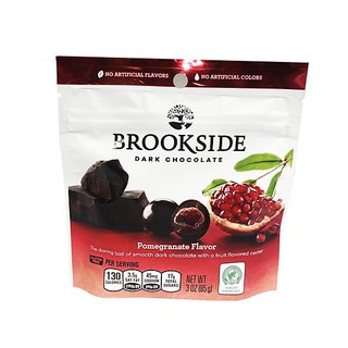 Chocolate đắng nhân hạt lựu Brookside Mỹ 85gr