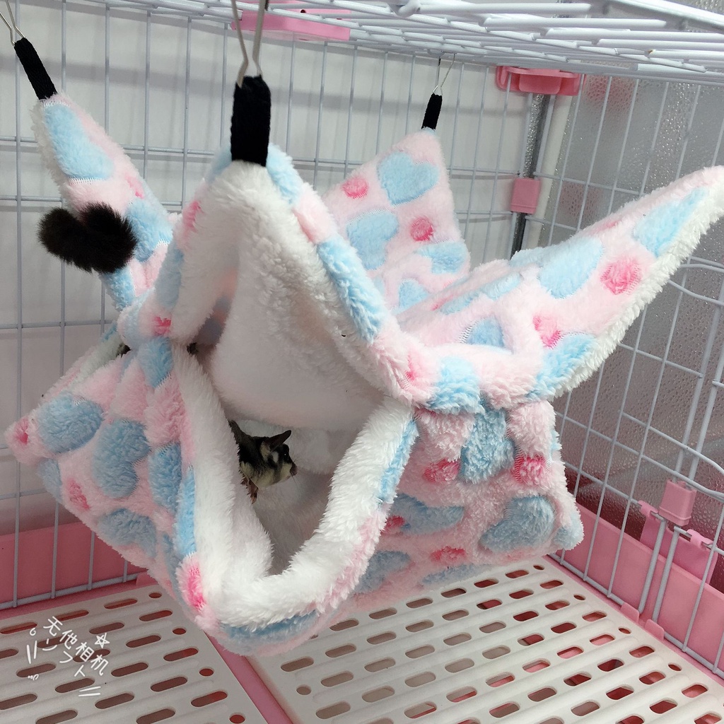 Võng treo 2 tầng cho Hamster, Sóc Bay, Sóc Bông, Sóc Đất...