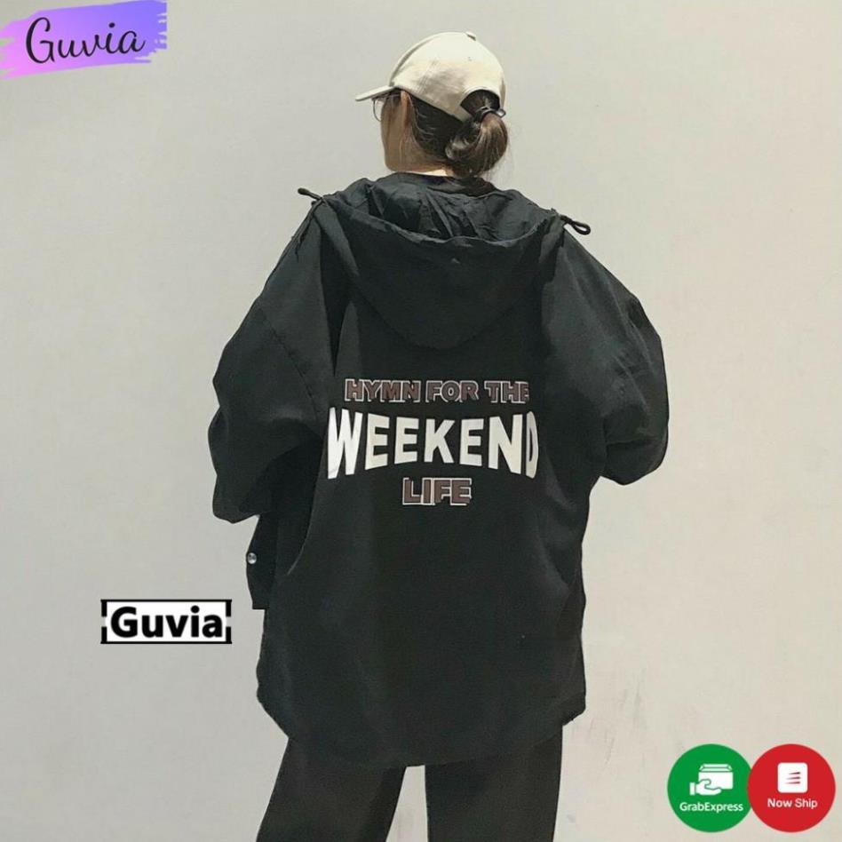 Áo khoác dù Weekend Life nam nữ form rộng Unisex 2 lớp Chống Nắng siêu ngầu KMG