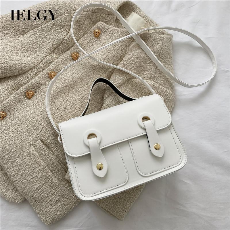 Túi xách IELGY đeo chéo 1 vai phong cách retro phương Tây thường ngày