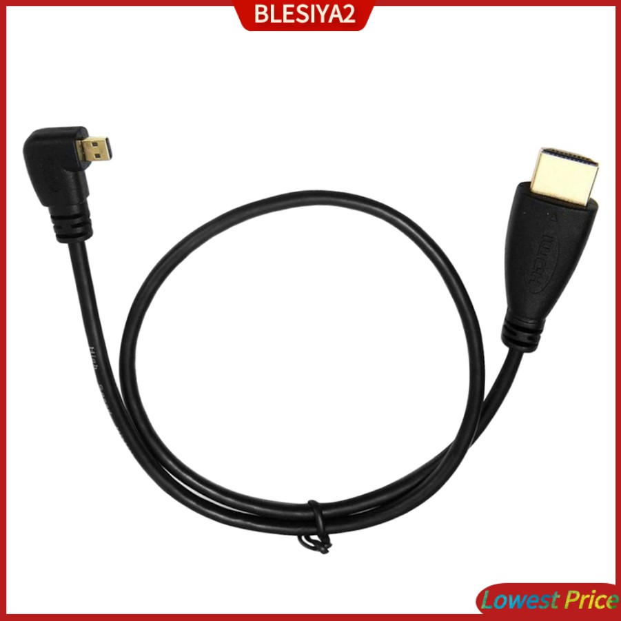 (Hàng Mới Về) Cáp Chuyển Đổi Tốc Độ Cao Từ Micro Hdmi Male Sang Hdmi Male Chất Lượng Cao