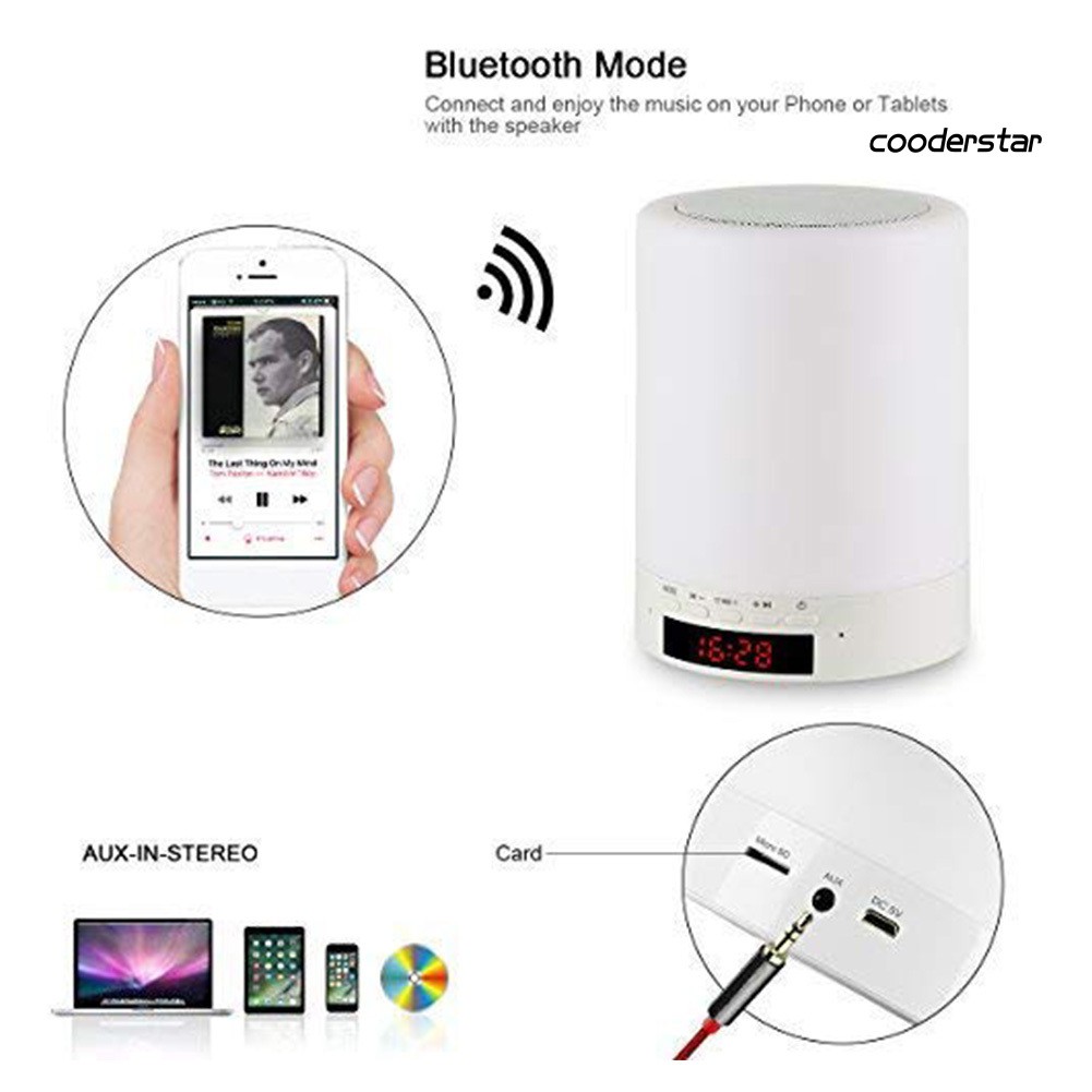 Loa Bluetooth Không Dây Hình Trụ Nhiều Màu Sắc