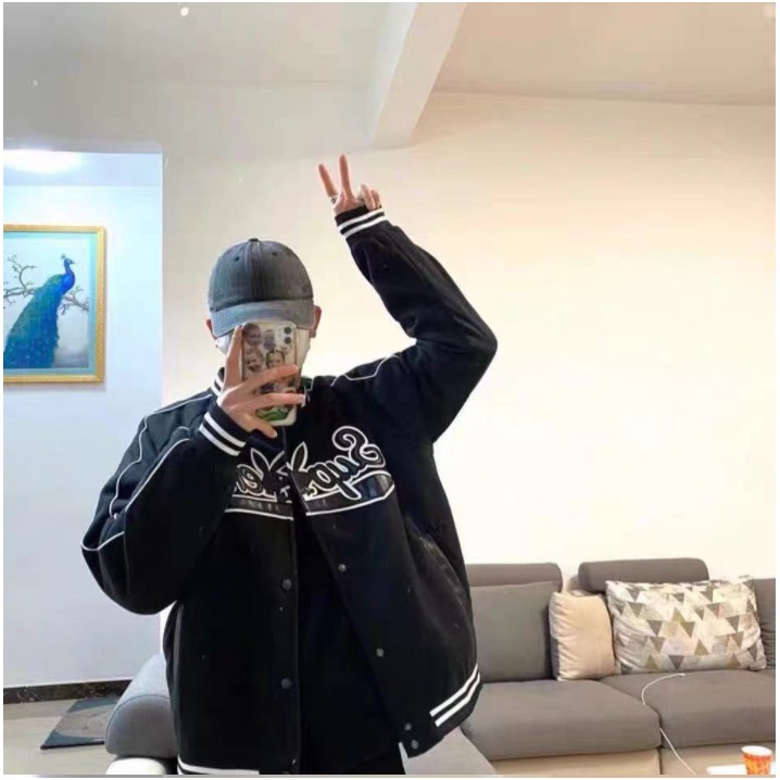 Áo BomBer / Áo bóng chày SUPERMEN Nam Nữ Siêu Hot Áo Hot Trend Fom Dáng Trẻ Trung Năng Động