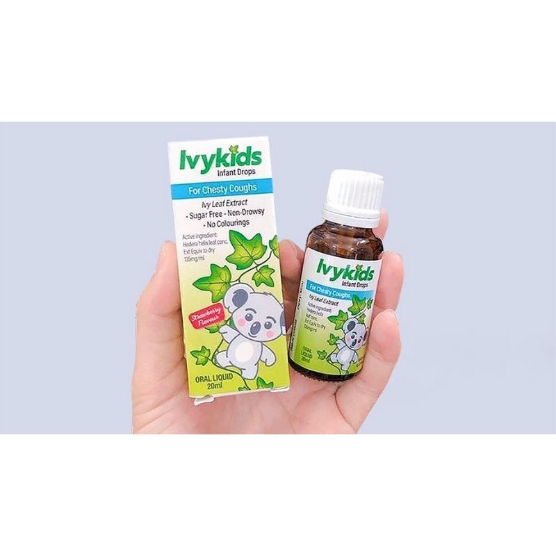 Tinh chất ho Ivy Kid Úc 20ml cho bé từ sơ sinh