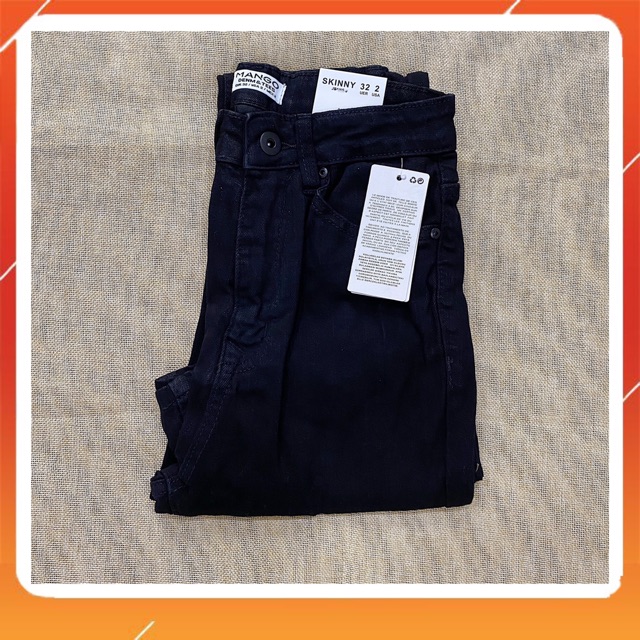 [XẢ KHO - GIÁ SỐC] Quần jean LOE trơn dáng dài lưng cao trên rốn co giãn tốt form chuẩn | BigBuy360 - bigbuy360.vn