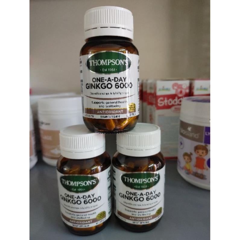 Bổ não Ginkgo 6000mg Thompson's 60 Viên | Thế Giới Skin Care
