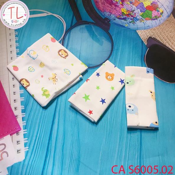 Khăn sữa cho bé - Set khăn sữa hình động vật xinh xắn - Đồ dùng cho bé