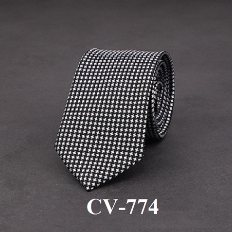 Cà vạt Nam tự thắt bản trung 7cm phong cách sang trọng, lịch sự phù hợp công sở, dự tiệc, đám cưới CV-774
