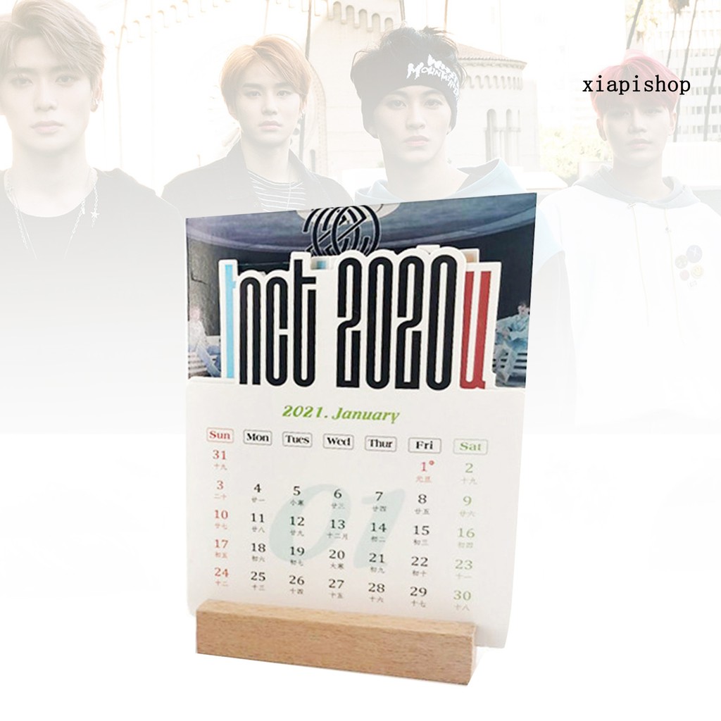 [HÀNG MỚI VỀ] 2021 BTS Blackpink NCT Seventeen EXO Stray Kids Calendar Desktop Decor Ornament