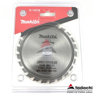 Đĩa cắt gỗ 110 x 20 x 24T Makita D-15578 | DCSG