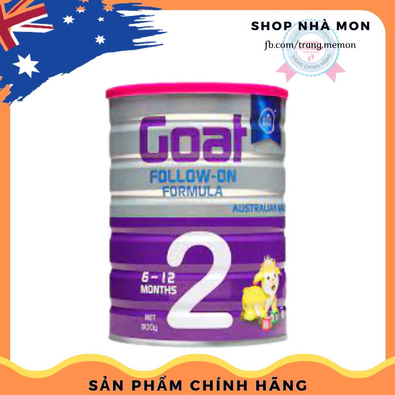 Sữa dê Hoàng Gia Úc Goat Số 2 (800g)