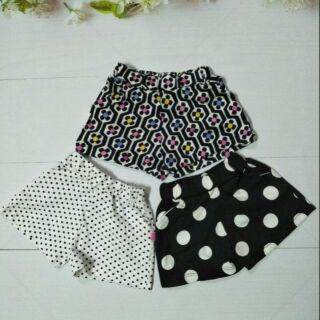 Set 3 quần đùi giả jean cotton bé gái