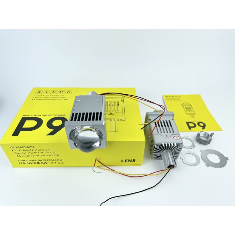 [Giá 1 bi] Bi led mắt ếch 1.8inch chân đa năng có trợ pha, công suất 45W 12V. Nhiệt màu 5800k