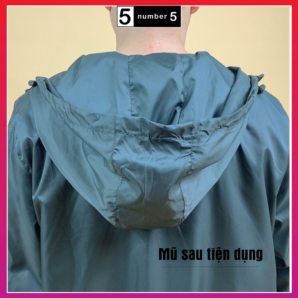 [AG] Áo Gió Nam 2 Lớp Lót Lưới Chống Nước Áo dù thể thao 5 màu kèm túi | BigBuy360 - bigbuy360.vn