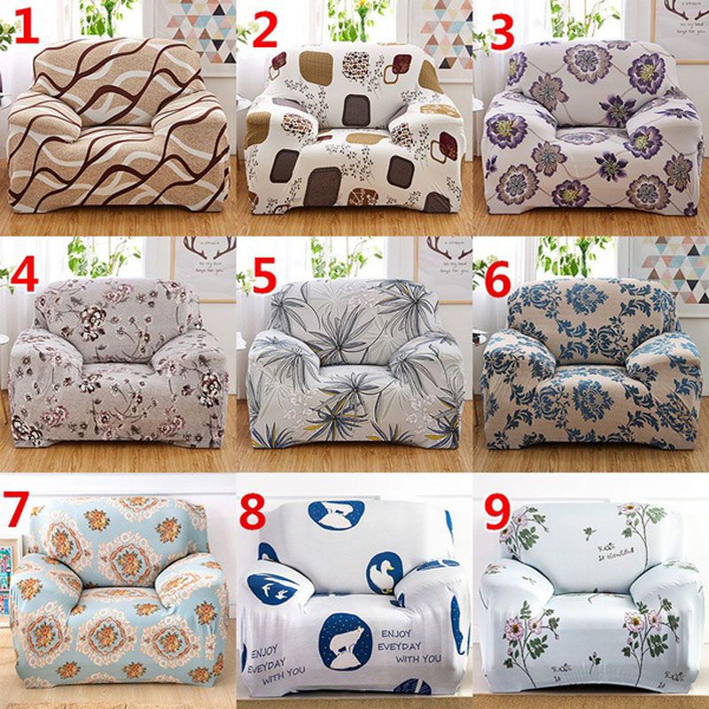 2 / 1 Vỏ Bọc Ghế Sofa 3 / 4 Chỗ Ngồi Mềm Mại Phong Cách Retro