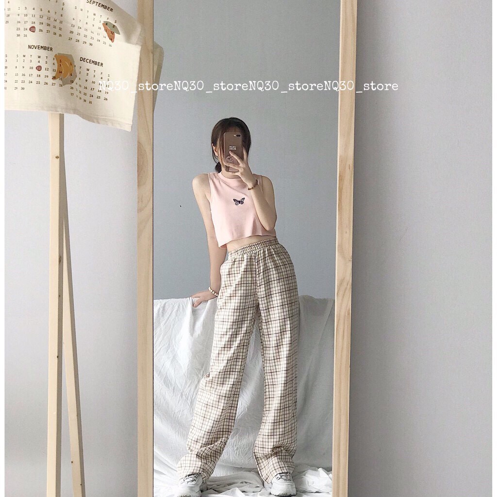 [ Mã WASTAPR giảm 10K đơn 50K] ÁO TANKTOP BUTTERFLY HỒNG ĐEN TRẮNG - ÁO CROPTOP THÊU BƯỚM ULZZANG | BigBuy360 - bigbuy360.vn