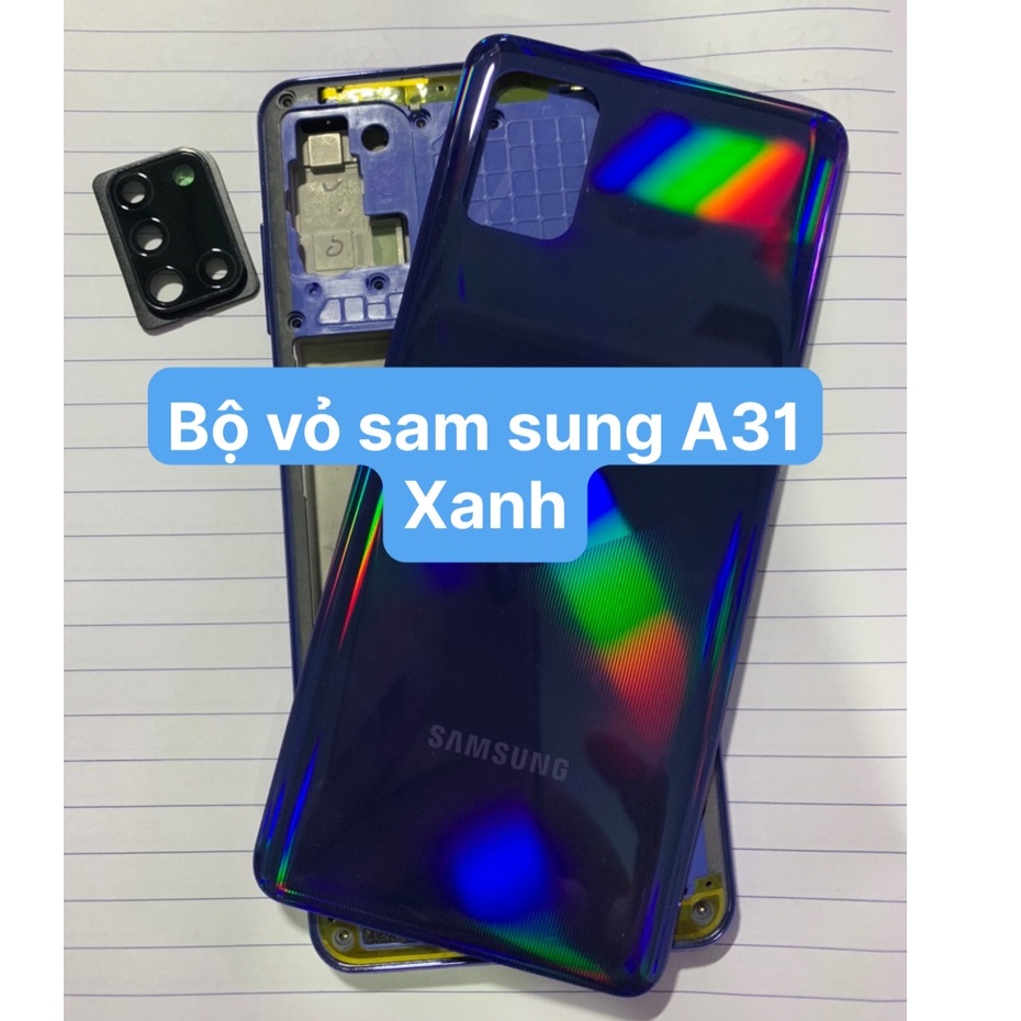 Bộ vỏ samsung A31 hàng zin