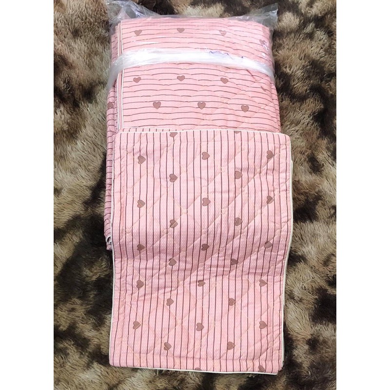 Sét bộ 5 món ga gối phủ trần bông kèm chăn hè lồng được ruột