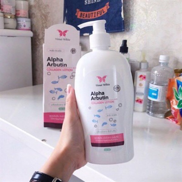 SỮA DƯỠNG TRẮNG BODY ALPHA ARBUTIN COLLAGEN LOTION 500ML