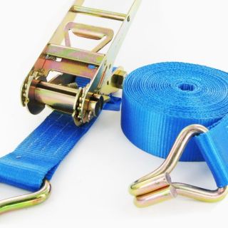 Dây chằng buộc hàng có tăng đơ màu xanh/đỏ bản rộng 5cm, dài 8m tải 5000kg từ Germany