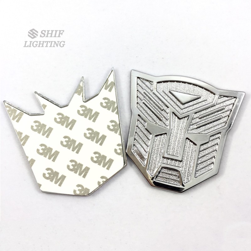 Miếng dán kim loại hình logo Transformer dành cho xe hơi