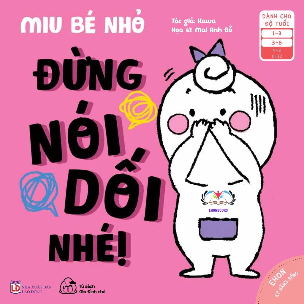 Sách ehon kỹ năng sống - Miu Bé Nhỏ phần 2 - Ehon cho bé 1 12 tuổi cuốn lẻ tùy chọn ehonbooks