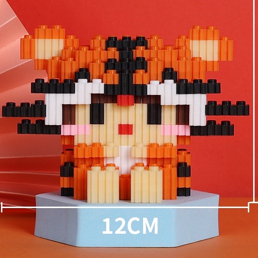 Đồ Chơi Mô Hình Lắp Ráp 3D mini Hình 12 Con Giáp cực kỳ đáng yêu và dễ thương quà tặng dành cho các bé
