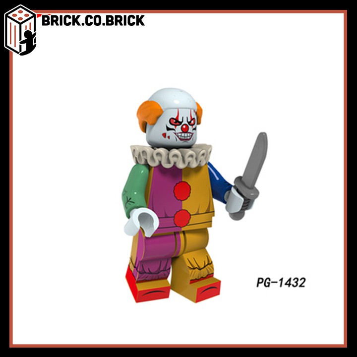 Lego Kinh Dị phiên bản Haloween Bí Ngô Phù Thủy Ma Cà Rồng Cương Thi Chú Hề PG8171