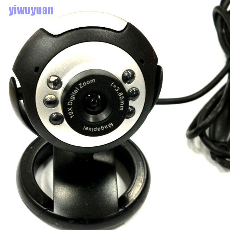 Webcam 6 Bóng Led Hd Usb 2.0 50.0m Kèm Mic Cho Máy Tính | BigBuy360 - bigbuy360.vn
