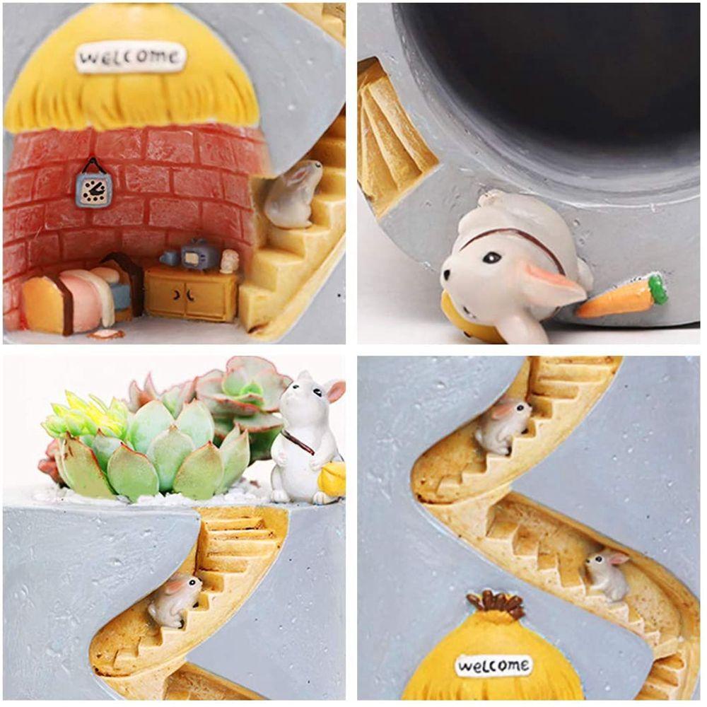 Chậu Nhựa Trồng Cây Sen Đá Trang Trí Sân Vườn