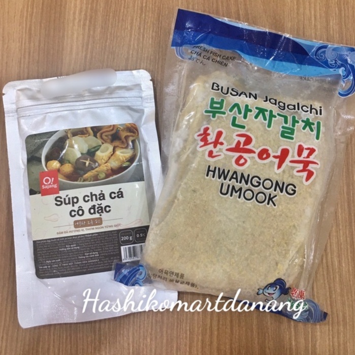 Combo nấu súp chả cá Hàn Quốc