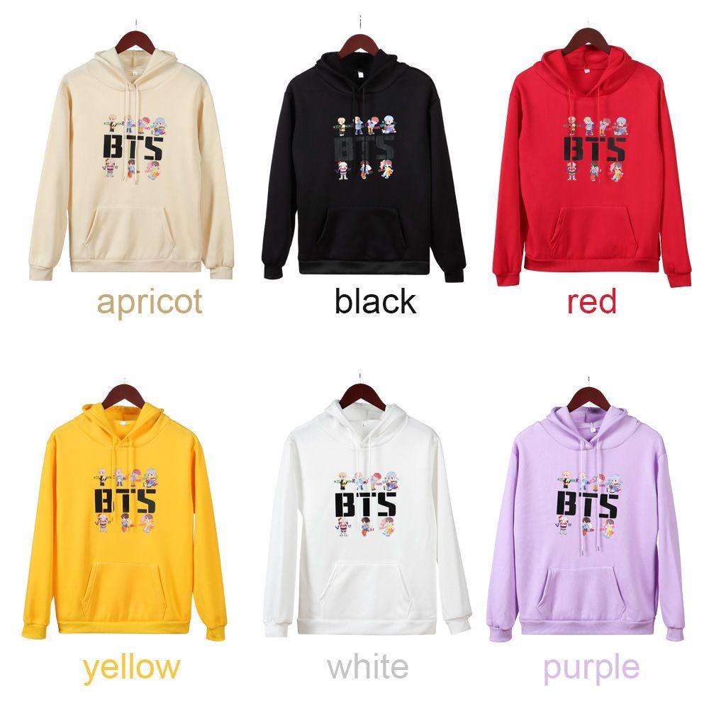 Áo Hoodie Polyester Thoáng Khí In Hình BORAG BTS