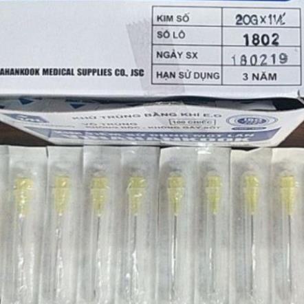 Đầu Kim tiêm 18G, 20G, 23G, 25G, 26G Vinahankook-ful hộp