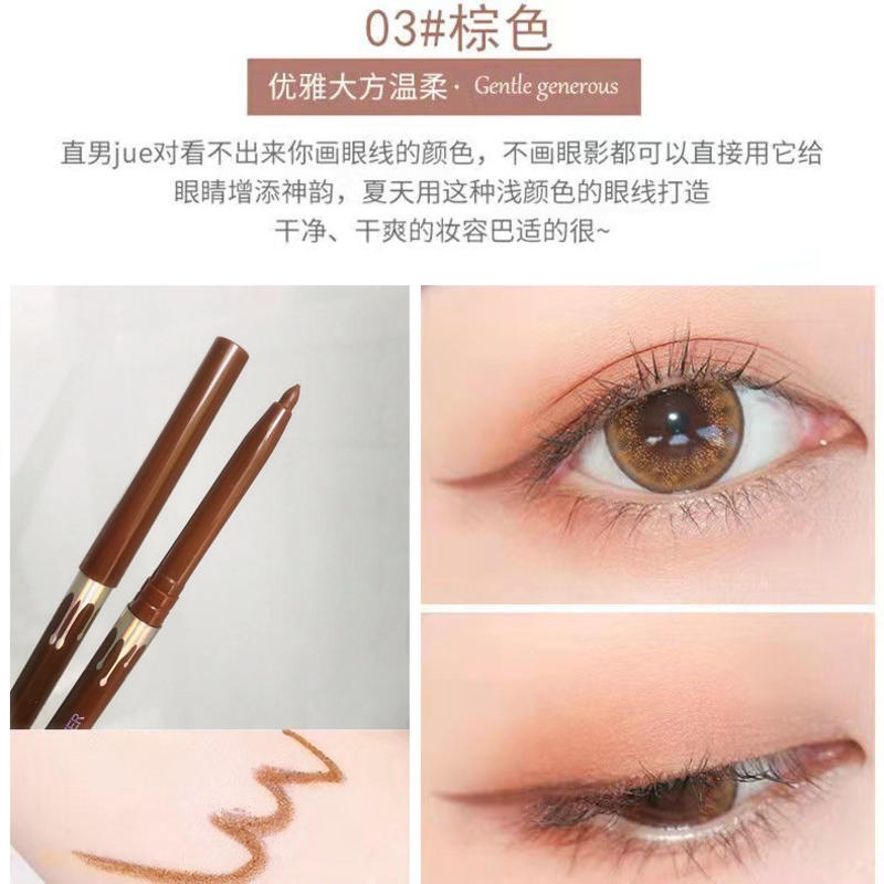 Bút Kẻ Mắt Màu Lì Chống Nước Không Nở Mau Khô Lâu Trôi