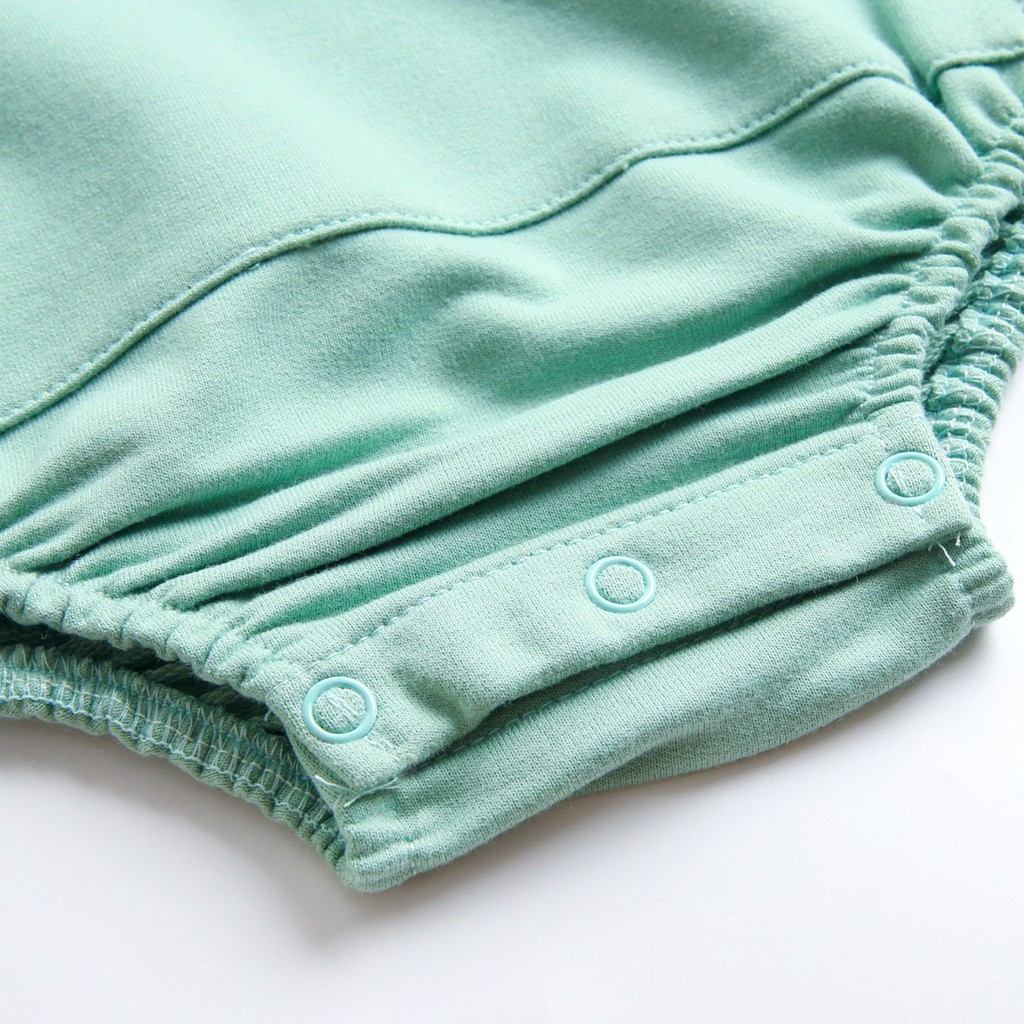 Bộ Áo Liền Quần Cotton Sanlutoz Họa Tiết Đáng Yêu Kèm Băng Đô Thời Trang Mùa Xuân Cho Bé Gái