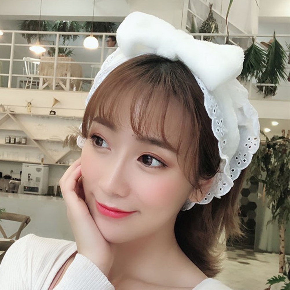 Băng Đô Co Dãn Đính Nơ Xinh Xắn Cho Nữ