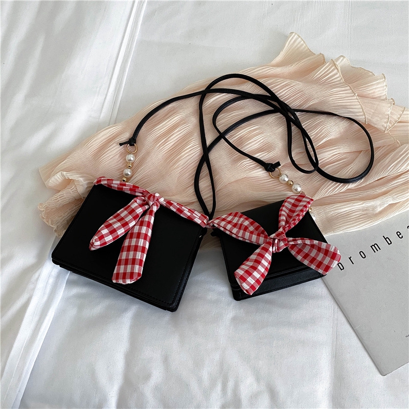 Túi đeo vai IELGY đính thắt nơ kiểu dáng độc đáo thời trang cho nữ