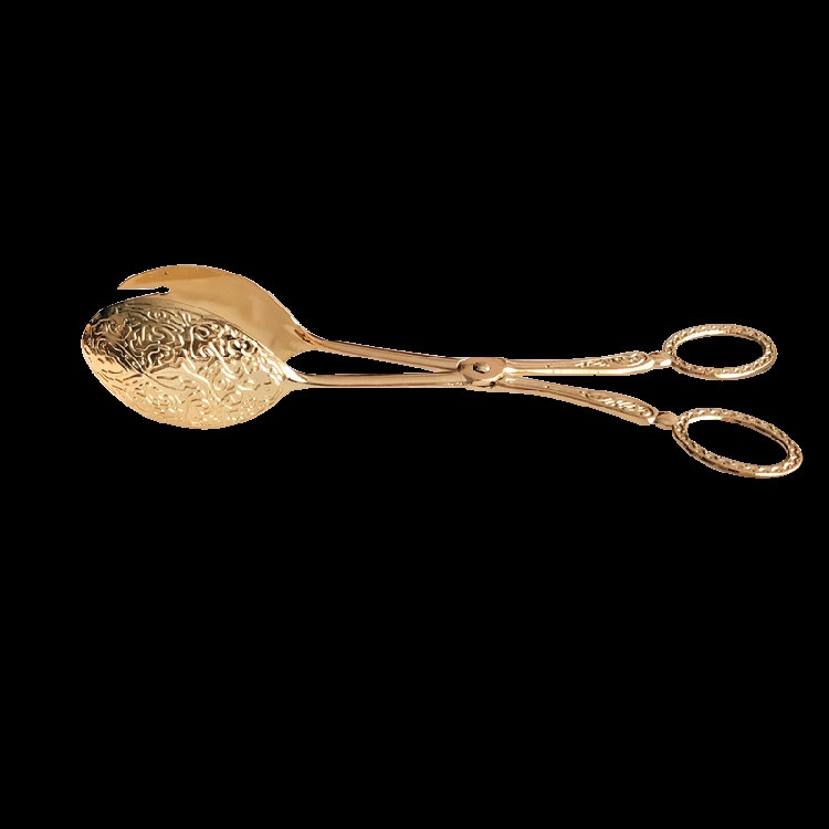 Kẹp gắp thức ăn bằng thép không gỉ phong cách vintage