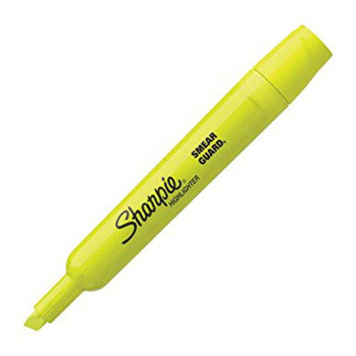 Bút dạ quang nắp đậy ngòi lớn Sharpie Tank Highlighter 4.5mm (Cây lẻ)