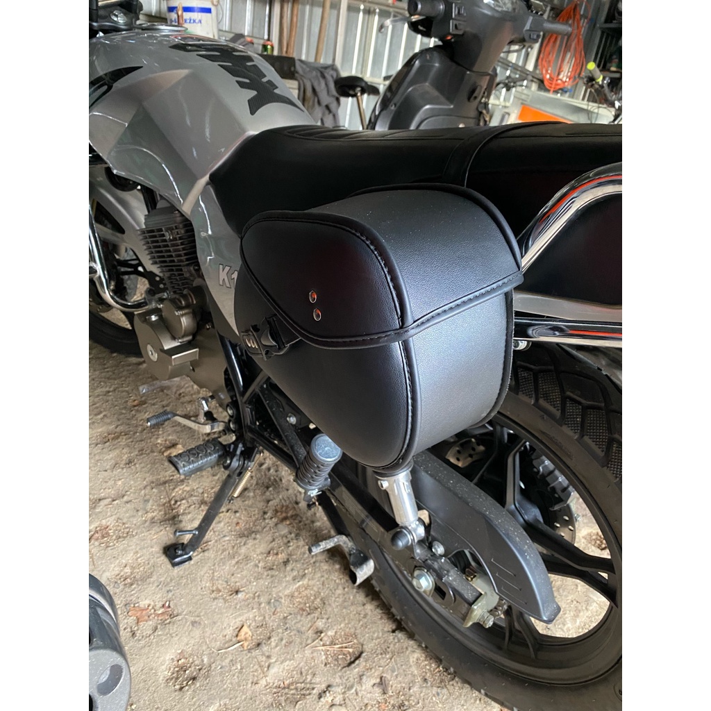 Túi Da PU Gắn Yên Xe Máy Thông Dụng Cho Honda/Suzuki/Kawasaki/Yamaha