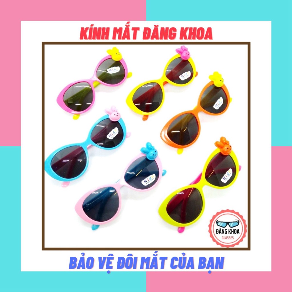 Kính Trẻ Em, Mắt Kính Râm Cho Bé Gái Từ 2 Đến 8 Tuổi Chống Tia Uv Chống Chói Bảo Vệ An Toàn Cho Bé DANGKHOA DK36