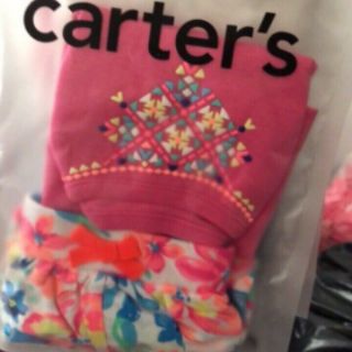 Bộ bé gái Carters nguyên túi zip