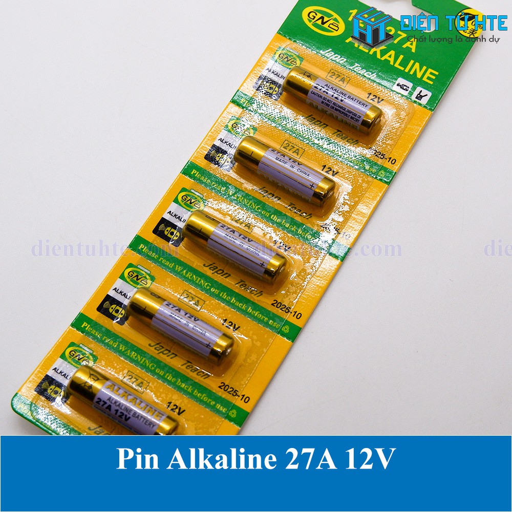 Pin Remote RF GN 23A  27A 12V Alkaline (Trong vỉ)